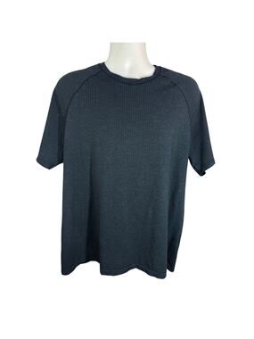 Lululemon Blue Workout Shirt Active Gear Mens XL 23x29